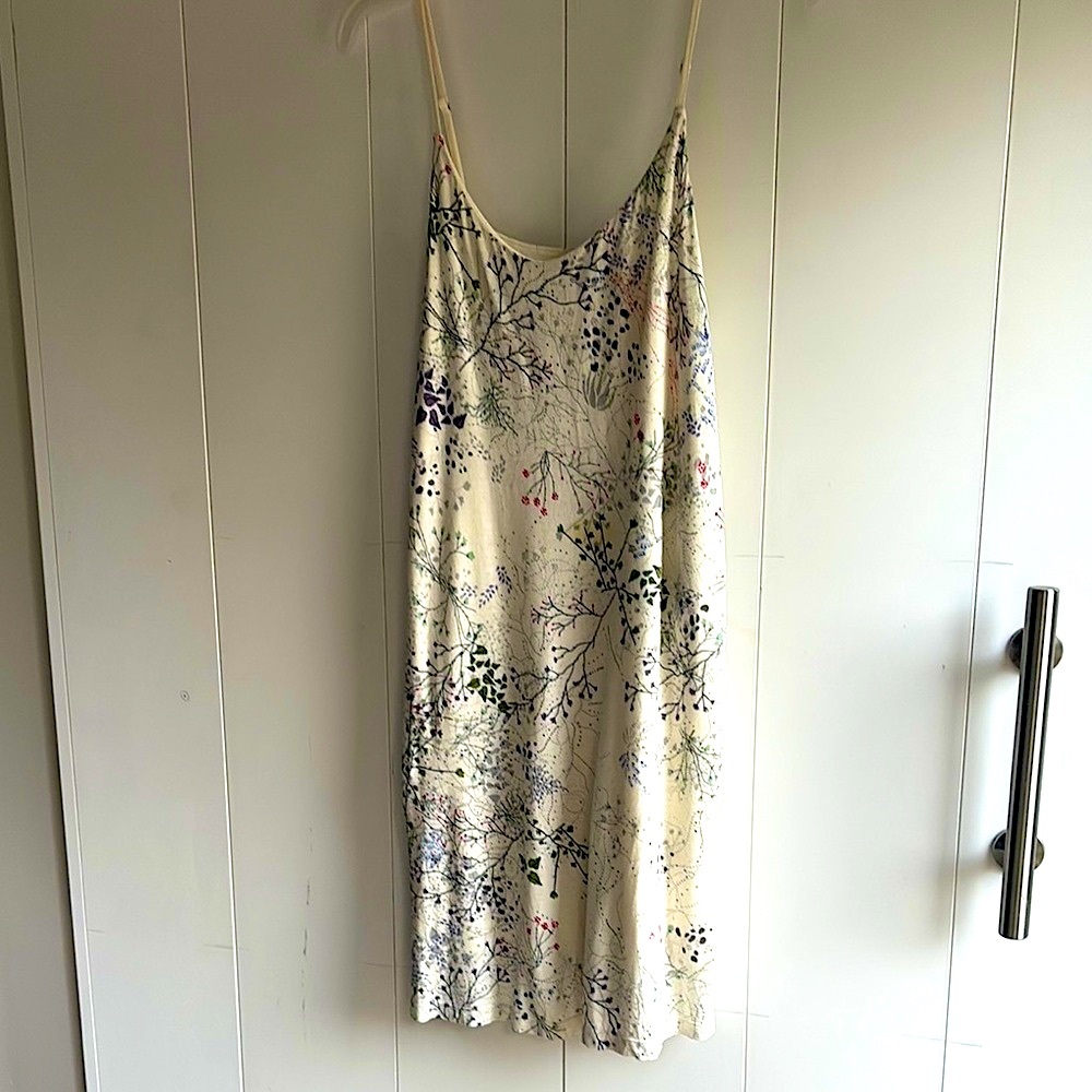 H&M Floral Short Slip Dress Lined size S